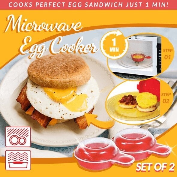 🔥BUY 2 FREE 1🔥Microwave Egg Cooker