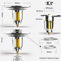 ✨BUY MORE SAVE MORE✨STEEL POP UP DRAIN FILTER