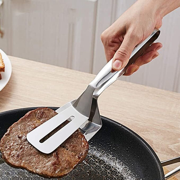 Multifunctional Frying Spatula Steak Clip 304 Stainless Steel