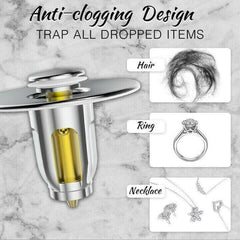 ✨BUY MORE SAVE MORE✨STEEL POP UP DRAIN FILTER