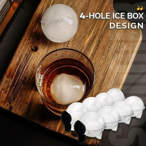 4-hole ice ball maker 4-hole ice box(Summer Essentials)